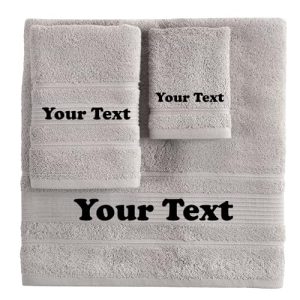Custom Embroidered Towel Set: Personalized Gift for All