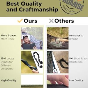 Portable Double Hammock with Net - Perfect for Camping