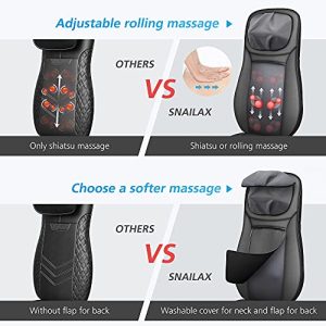 Snailax Shiatsu Neck & Back Massager with Heat