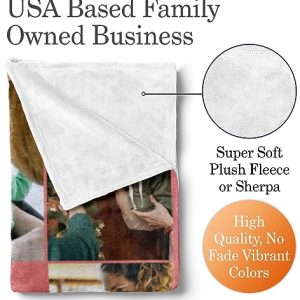 Next Day Custom Photo Blanket – Fleece 30×40