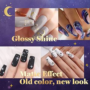 Blue Gel Nail Polish Set – Celestial Collection 23Pcs