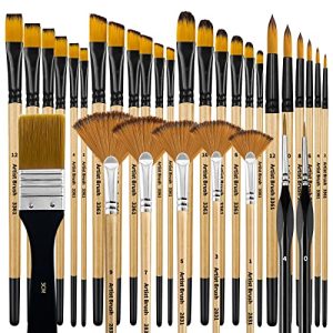 Bougimal 32 Pieces Paint Brush Set – Artist Series