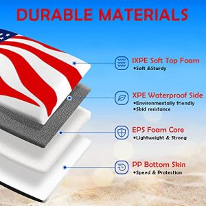 Beach Body Board 42 Inch – American Flag Design