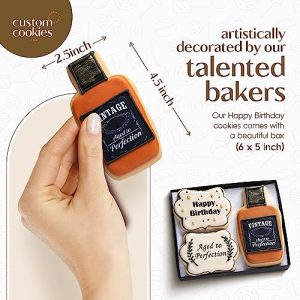 Happy Birthday Custom Sugar Cookies Gift Box