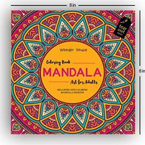 Mandala Art Colouring Book for Adults