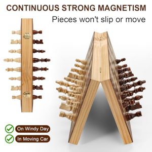 Magnetic Chess Board Set for Adults & Kids