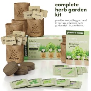 9 Herb Indoor Window Garden Kit – House Plant Seeds
