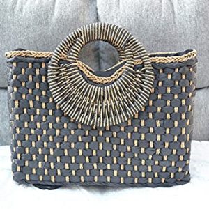 QZUnique Hand-woven Straw Bag