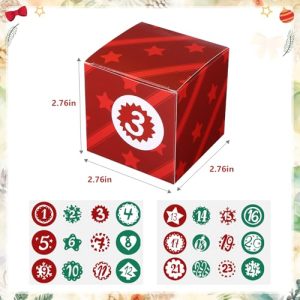 DIY Christmas Advent Calendar: 24 Treasure Boxes