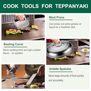 Grilljoy 46PC Griddle Accessories Set – Complete Tool Kit