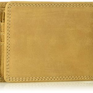 Timberland PRO Men’s Leather RFID Wallet – Flip Pocket Carrier