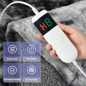 Electric Heated Throw Blanket – 10 Heating Levels