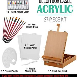 Falling in Art Beechwood Easel Box Set