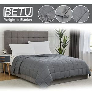 BETU Weighted Blanket Twin Size 12lbs Grey
