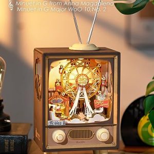 Rolife DIY Book Nook Kit - Ferris Wheel Music Box