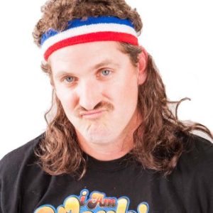Bobcat Mullet On The Go Headband with Wig