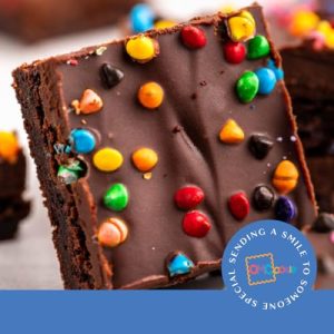 Birthday Chocolate Brownies Gift Basket