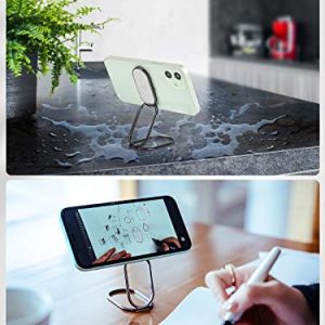 Phone Ring Holder Finger Kickstand: 360° Rotation