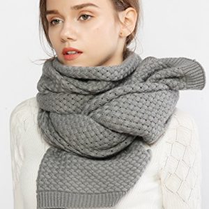 RIIQIICHY Women’s Chunky Knit Winter Scarf