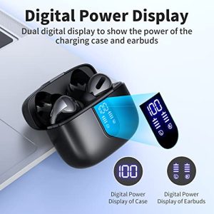 TAGRY True Wireless Earbuds with LED Power Display
