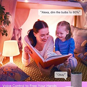 TREATLIFE UL Certified Smart Light Bulbs: Colorful Ambiance