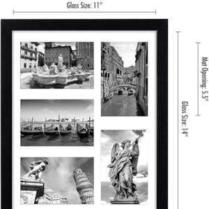 Americanflat 11x14 Collage Picture Frame - Black