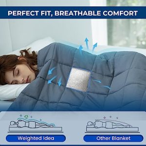 Weighted Idea Adult Weighted Blanket: Deep Pressure Relaxation Gift