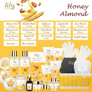 Fathers Day Spa Gift Baskets Set – 18 Pcs Bath & Body Kit