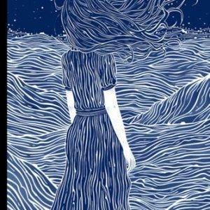 WishMerge Ocean Waves Night Bullet Journal Cover Design