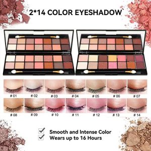 KARUIZI All-in-One Makeup Gift Set: Full Women’s Kit
