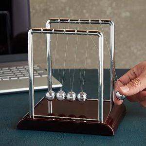 Juvale Newton’s Cradle: Fun Physics Desk Toy