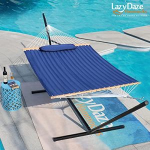 Lazy Daze Double Quilted Fabric Hammock: Luxurious Outdoor Relaxation