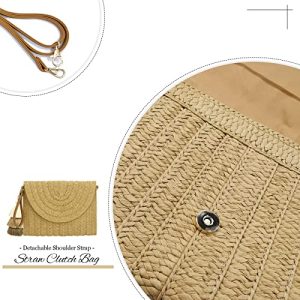 Stylish Straw Clutch Purse