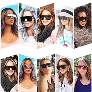 SOJOS Square Big Sunglasses