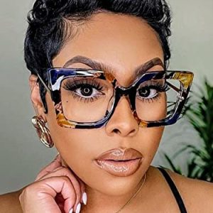 AIEYEZO Oversized Blue Light Glasses for Women