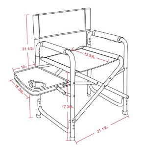 Portal Compact Folding Director’s Chair – Portable Camping Chair