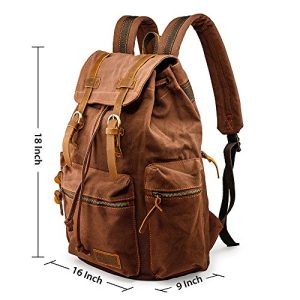 GEARONIC Vintage Canvas Backpack