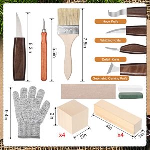 30 Pcs Wood Carving Tools Whittling Kit for Beginners