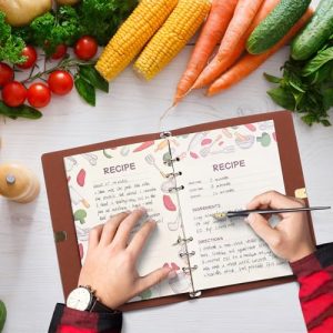 Personalized Leather Recipe Book: Custom Family Cookbook