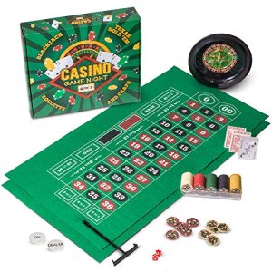 Brybelly 4-in-1 Casino Night Game Set
