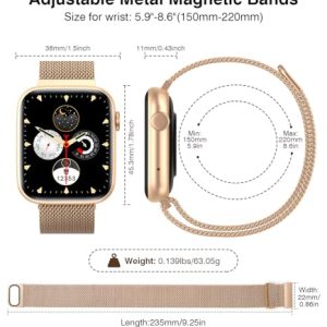Smart Watch for Women - 1.9" HD Touch Screen & Call Support