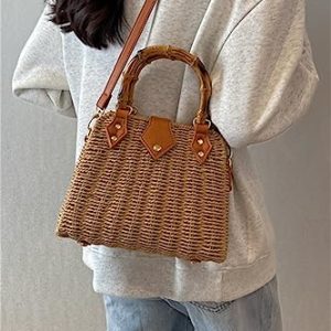 2024 Straw Woven Cross Body Handbag