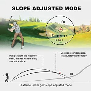 Golf Rangefinder with Slope – 600/1000YDS Laser Range Finder