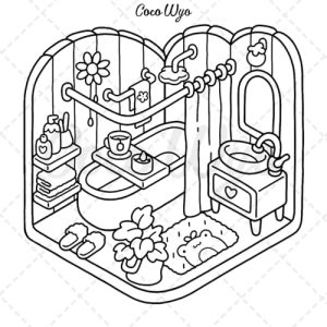 Little Corner Coloring Book: Cute Hygge Designs