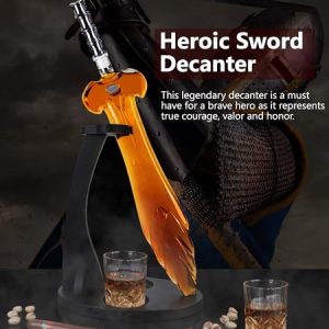 LUJII Heroic Sword Whiskey Decanter Set
