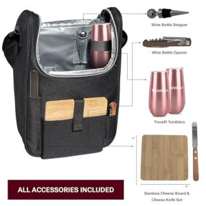 Insulated Wine Carrier Tote: Perfect Wine Lover’s Gift