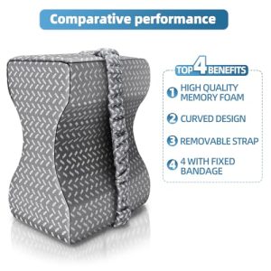 Vertdens Memory Foam Knee Pillow for Side Sleepers
