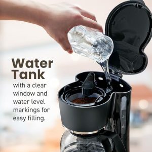 Elite Gourmet Automatic 5-Cup Coffee Maker