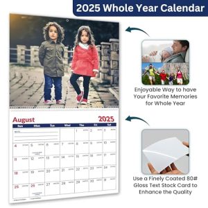 Custom Photo Wall Calendar 2025: Personalized Memories