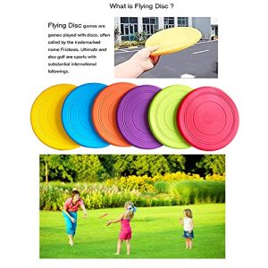 Kids Flying Disc Toy - 6 Pack for Outdoor Fun